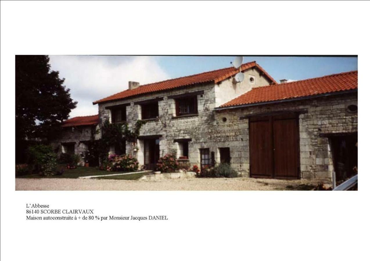 L'Abbesse Villa Scorbé-Clairvaux Dış mekan fotoğraf